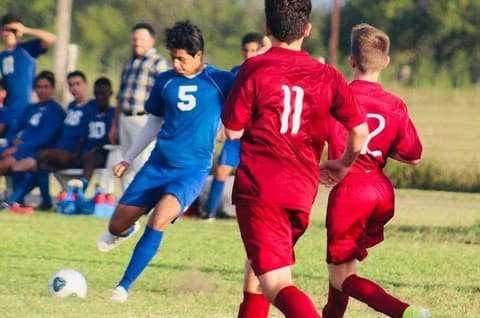 Boys' Soccer vs. Harvest Christian Academy, September 10, 2019.