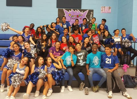 Homecoming Pep Rally, October 10, 2019.