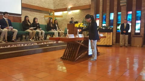 National Honor Society Induction Ceremony, December 2, 2019.