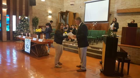 National Honor Society Induction Ceremony, December 2, 2019.