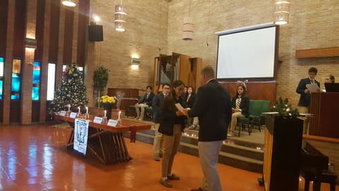 National Honor Society Induction Ceremony, December 2, 2019.