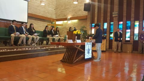 National Honor Society Induction Ceremony, December 2, 2019.