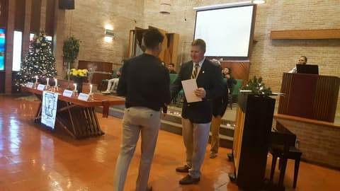 National Honor Society Induction Ceremony, December 2, 2019.