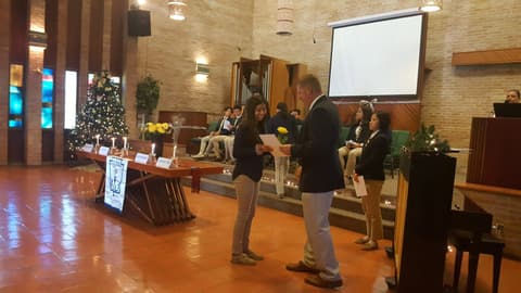 National Honor Society Induction Ceremony, December 2, 2019.