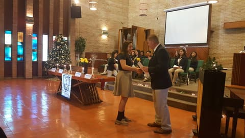National Honor Society Induction Ceremony, December 2, 2019.
