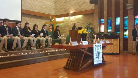 National Honor Society Induction Ceremony, December 2, 2019.