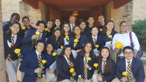 National Honor Society Induction Ceremony, December 2, 2019.