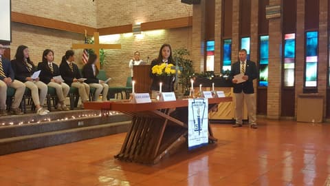National Honor Society Induction Ceremony, December 2, 2019.