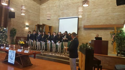 National Honor Society Induction Ceremony, December 2, 2019.