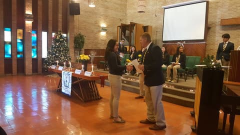 National Honor Society Induction Ceremony, December 2, 2019.