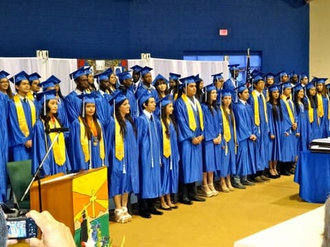 Graduation day for the Class of 2014, May 17, 2014.