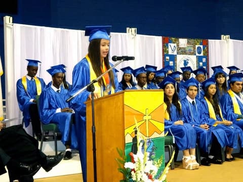 Graduation day for the Class of 2014, May 17, 2014.