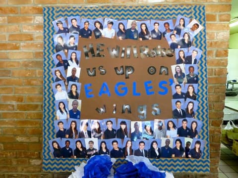 Graduation day for the Class of 2014, May 17, 2014.