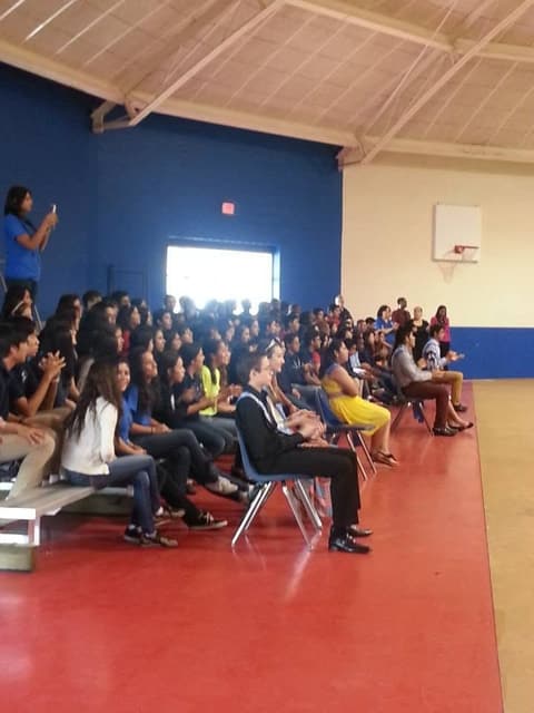 Homecoming Pep Rally, October 2, 2014.