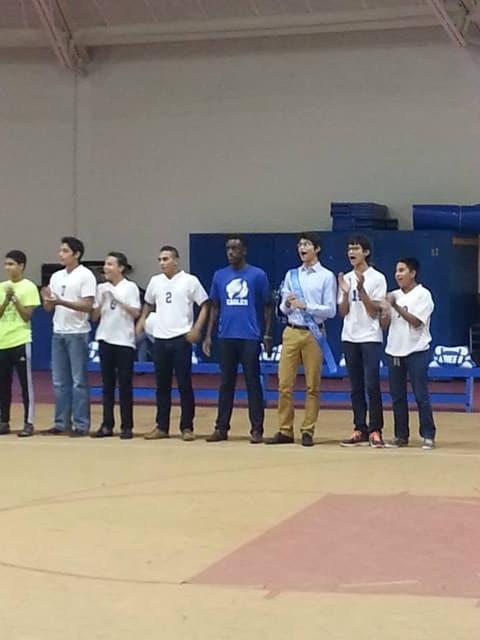 Homecoming Pep Rally, October 2, 2014.