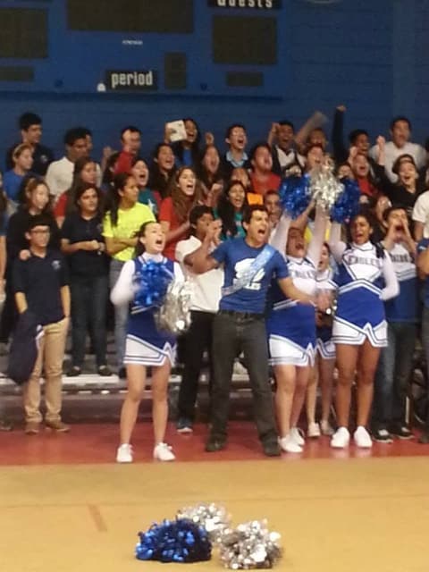 Homecoming Pep Rally, October 2, 2014.