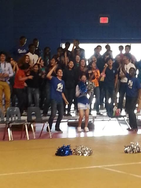 Homecoming Pep Rally, October 2, 2014.