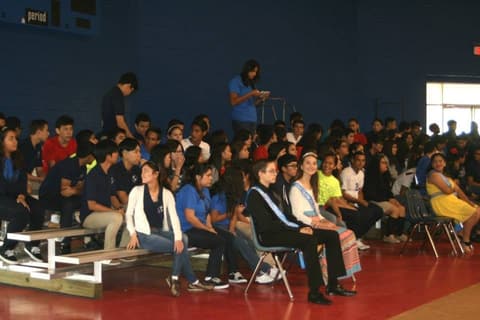 Homecoming Pep Rally, October 2, 2014.