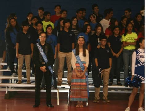 Homecoming Pep Rally, October 2, 2014.