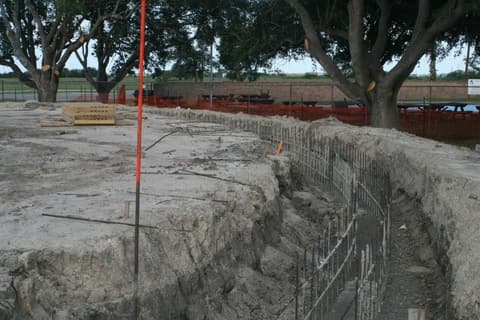 Construction of the new student center — later the Harte Student Center — October 10, 2014.