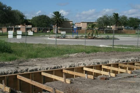 Construction of the new student center — later the Harte Student Center — October 10, 2014.