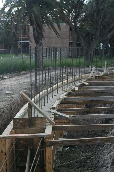 Construction of the new student center — later the Harte Student Center — October 10, 2014.