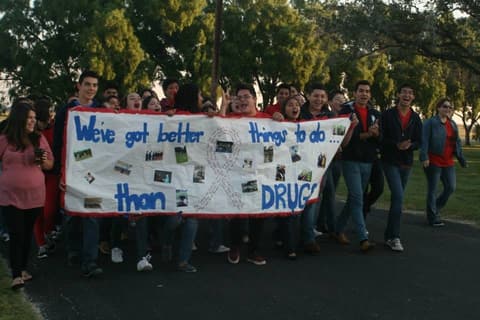 Drug and Bully Free Walk, October 24, 2014.