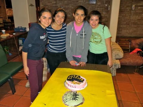 Cake Decorating Contest at Girls' Dorm, November 14, 2014.