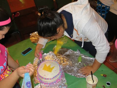 Cake Decorating Contest at Girls' Dorm, November 14, 2014.