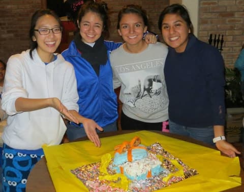 Cake Decorating Contest at Girls' Dorm, November 14, 2014.