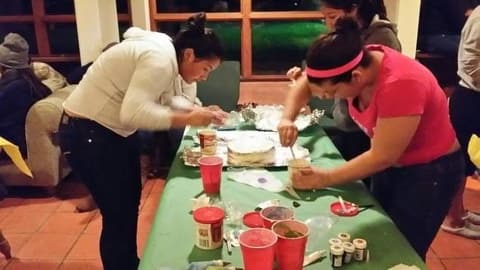 Cake Decorating Contest at Girls' Dorm, November 14, 2014.
