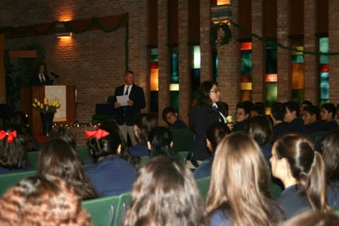 National Honor Society Induction Ceremony, December 5, 2014.