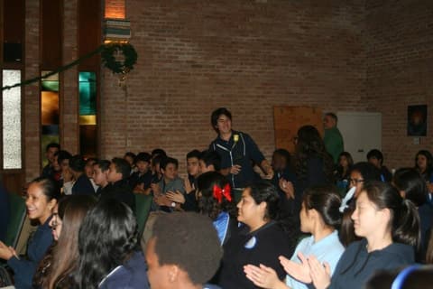 National Honor Society Induction Ceremony, December 5, 2014.