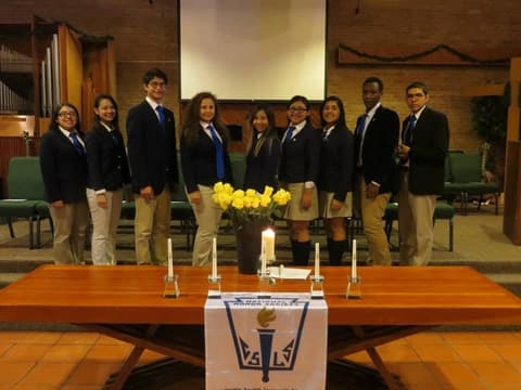 National Honor Society Induction Ceremony, December 5, 2014.