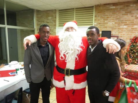 Christmas Party and Gift Exchange, December 6, 2014.