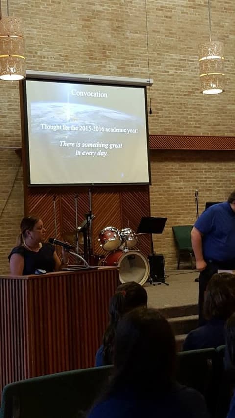 Opening Convocation, August 14, 2015.