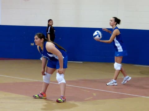 Volleyball vs. Agua Dulce, August 22, 2015.