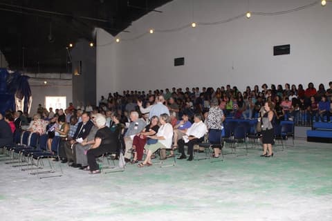 The dedication of the new Harte Student Center, September 26, 2015: tours, the program under the Centennial quilt, and a catered lunch for alumni, families and friends.