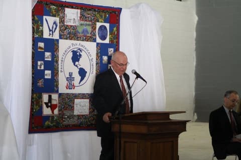 The dedication of the new Harte Student Center, September 26, 2015: tours, the program under the Centennial quilt, and a catered lunch for alumni, families and friends.