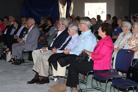 The dedication of the new Harte Student Center, September 26, 2015: tours, the program under the Centennial quilt, and a catered lunch for alumni, families and friends.