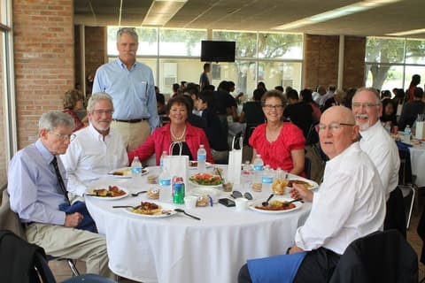 The dedication of the new Harte Student Center, September 26, 2015: tours, the program under the Centennial quilt, and a catered lunch for alumni, families and friends.
