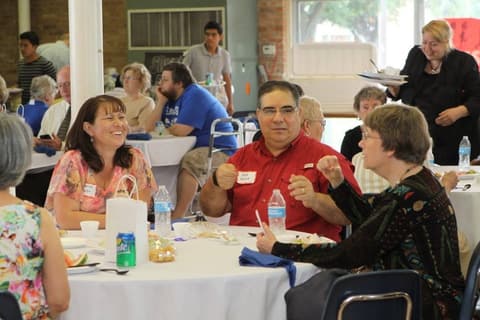 The dedication of the new Harte Student Center, September 26, 2015: tours, the program under the Centennial quilt, and a catered lunch for alumni, families and friends.