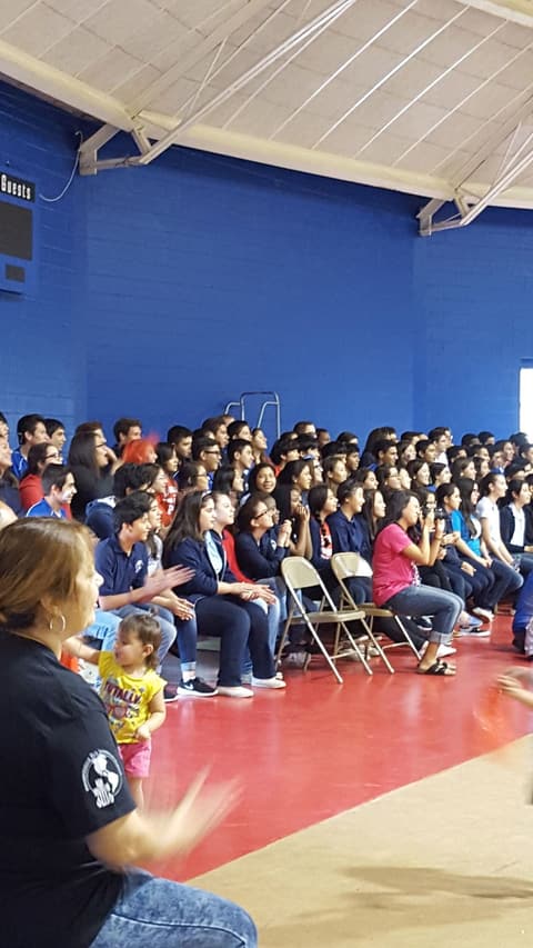 Homecoming Pep Rally, October 9, 2015.