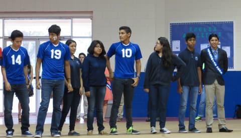 Homecoming Pep Rally, October 9, 2015.