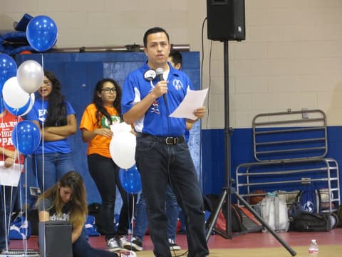Homecoming Pep Rally, October 9, 2015.
