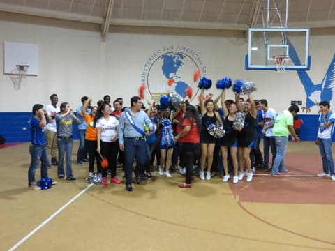 Homecoming Pep Rally, October 9, 2015.