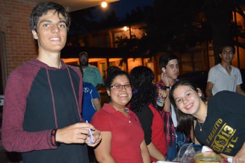 Homecoming Bonfire & Senior Blessing, October 8, 2015.