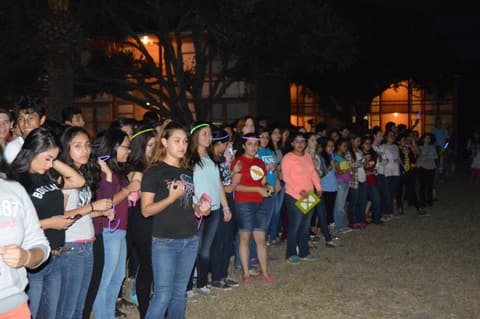 Homecoming Bonfire & Senior Blessing, October 8, 2015.
