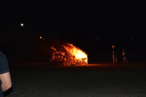 Homecoming Bonfire & Senior Blessing, October 8, 2015.