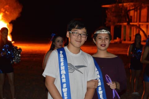 Homecoming Bonfire & Senior Blessing, October 8, 2015.